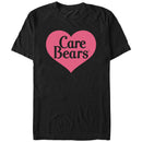 Men's Care Bears Pink Classic Heart Logo T-Shirt