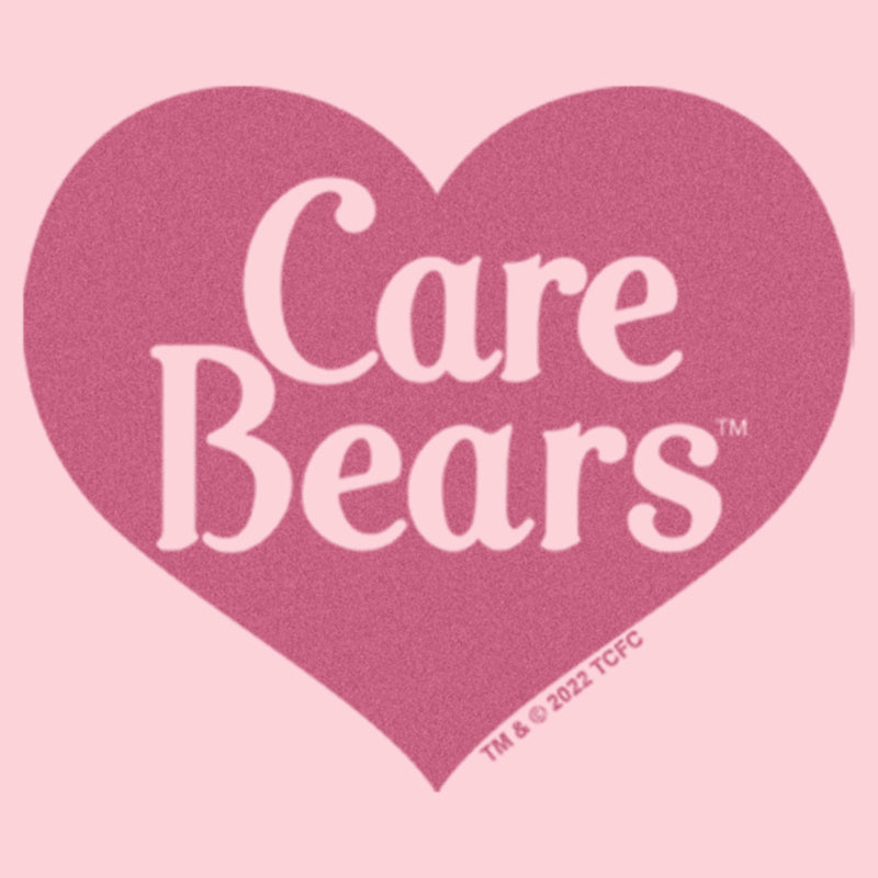 Infant's Care Bears Pink Heart Logo Onesie