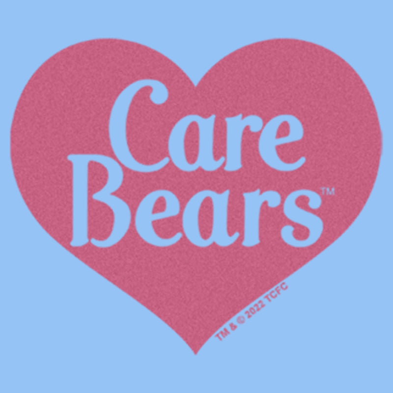 Infant's Care Bears Pink Heart Logo Onesie