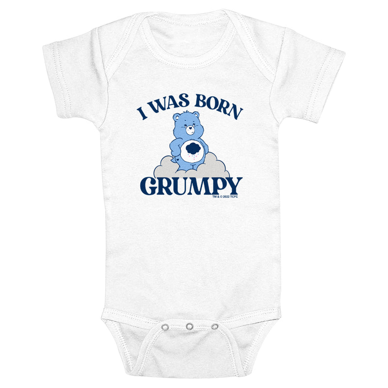 Infant's Care Bears I Was Born Grumpy Bear Onesie