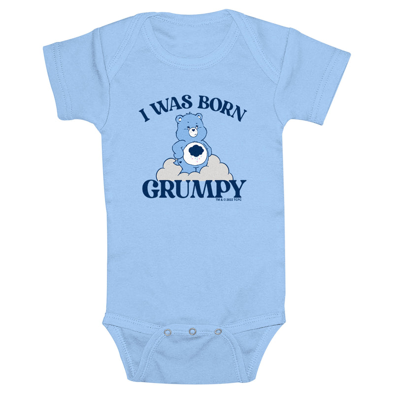 Infant's Care Bears I Was Born Grumpy Bear Onesie