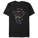 Men's Care Bears Cheer Bear Constellation T-Shirt