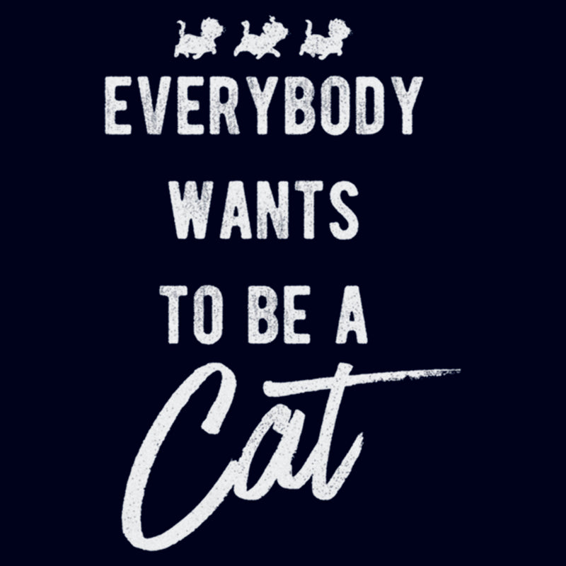 Junior's Aristocats Everybody Wants To Be a Cat T-Shirt