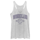 Women's Alice in Wonderland Purple All Mad Here 1951 Racerback Tank Top