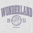 Women's Alice in Wonderland Purple All Mad Here 1951 Racerback Tank Top