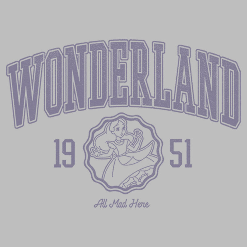 Men's Alice in Wonderland Purple All Mad Here 1951 T-Shirt