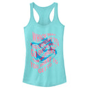 Junior's Alice in Wonderland Cheshire Cat Which Way Quote Racerback Tank Top