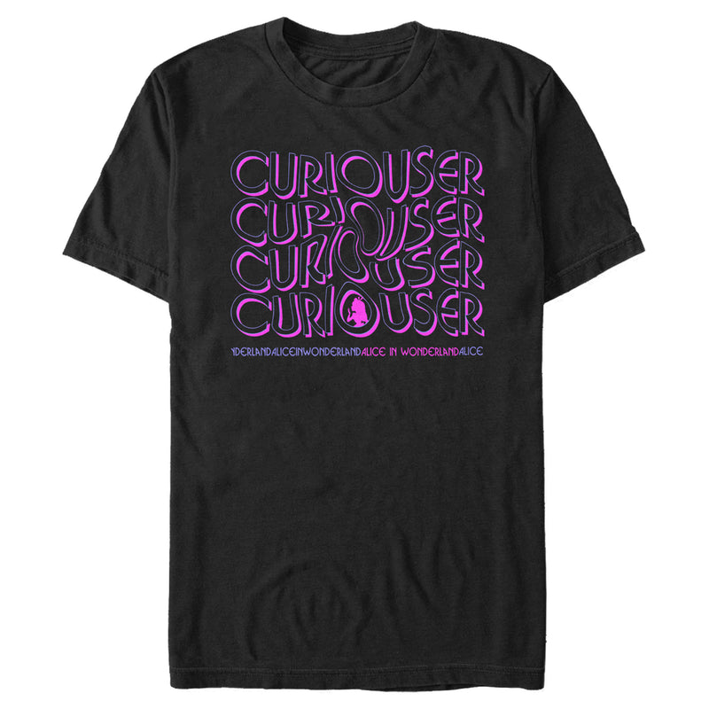 Men's Alice in Wonderland Curiouser Stack T-Shirt