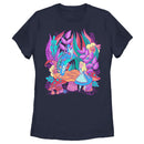 Women's Alice in Wonderland Caterpillar and Alice T-Shirt