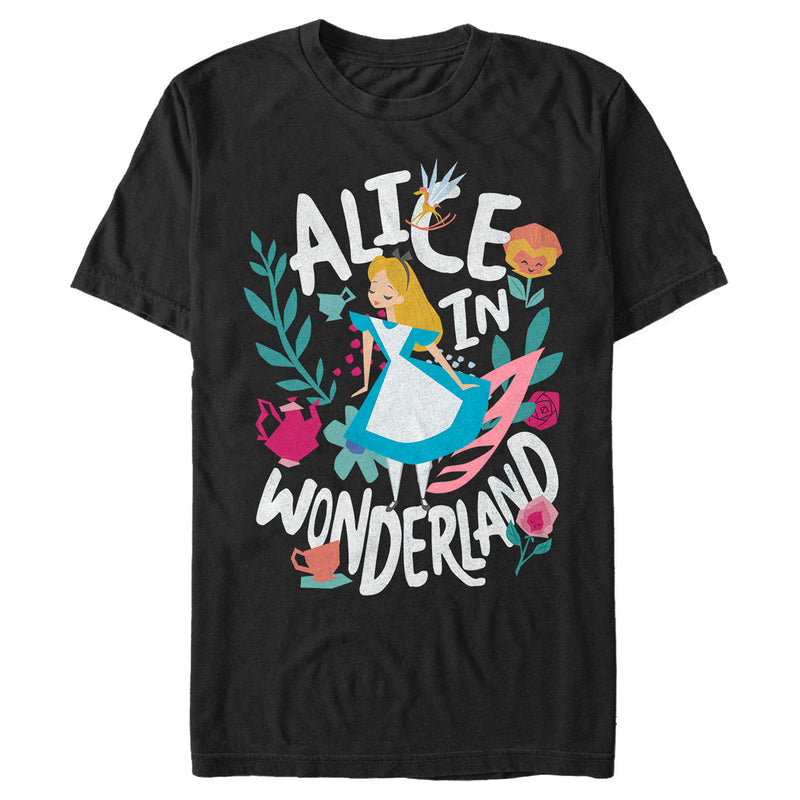 Men's Alice in Wonderland Cartoon Alice T-Shirt