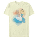 Men's Alice in Wonderland Watercolor Alice and Dinah T-Shirt