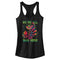 Junior's Alice in Wonderland Rainbow Cheshire Racerback Tank Top