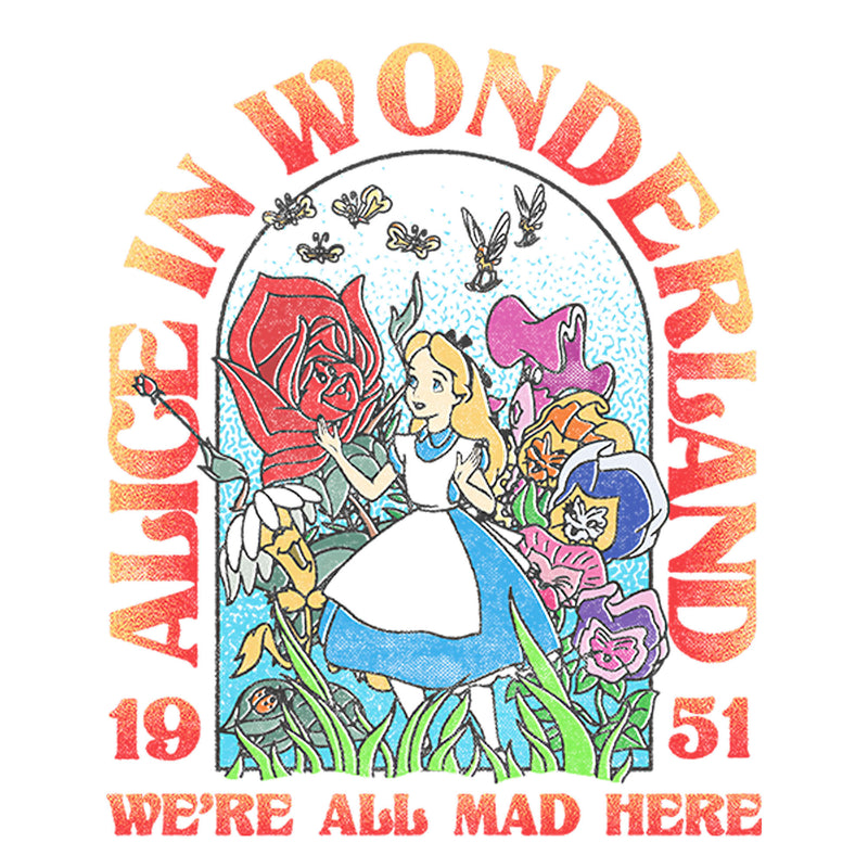 Men's Alice in Wonderland Arching Title T-Shirt