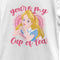 Girl's Alice in Wonderland Valentine's Day You're my Cup of Tea T-Shirt