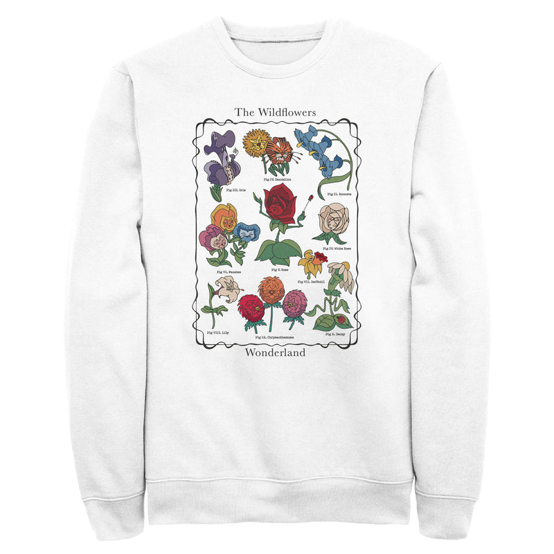 Men's Alice in Wonderland The Wildflowers Chart Sweatshirt