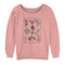 Junior's Alice in Wonderland The Wildflowers Chart Sweatshirt