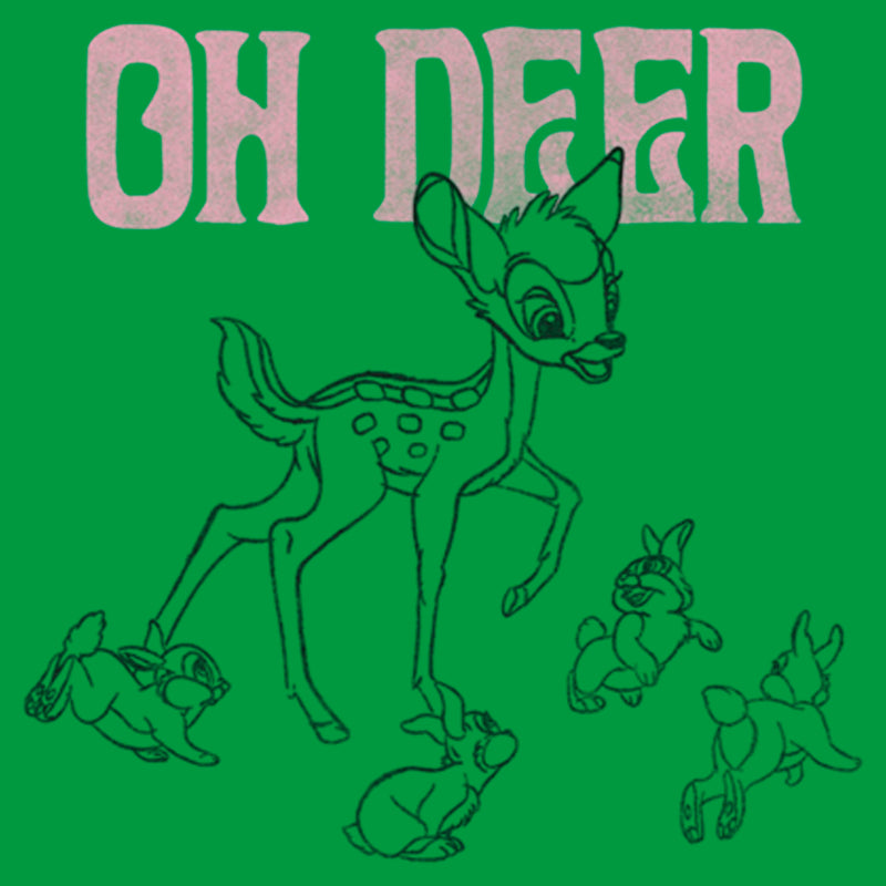 Junior's Bambi Oh Deer Group T-Shirt