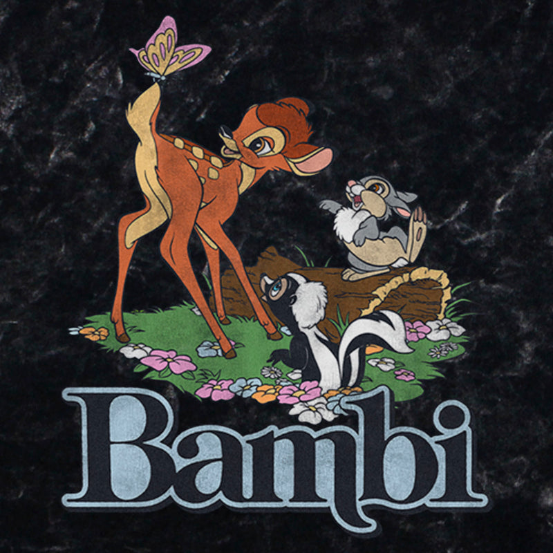 Men's Bambi Distressed Classic Scene T-Shirt