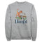 Men's Bambi Distressed Classic Scene Sweatshirt