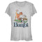 Junior's Bambi Distressed Classic Scene T-Shirt