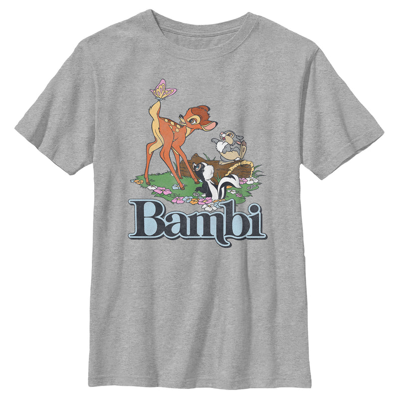 Boy's Bambi Distressed Classic Scene T-Shirt