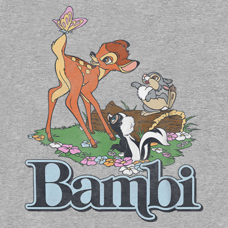Boy's Bambi Distressed Classic Scene T-Shirt
