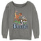 Junior's Bambi Distressed Classic Scene Sweatshirt