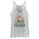 Women's Bambi Distressed Classic Scene Racerback Tank Top