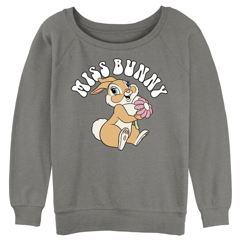 Junior's Bambi Miss Bunny Sweatshirt