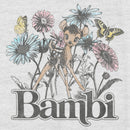 Women's Bambi Floral Sketch Racerback Tank Top