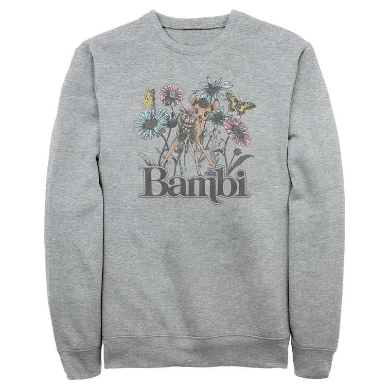Men's Bambi Floral Sketch Sweatshirt
