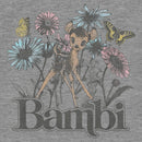 Women's Bambi Floral Sketch Racerback Tank Top