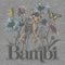 Women's Bambi Floral Sketch Racerback Tank Top