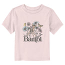 Toddler's Bambi Floral Sketch T-Shirt