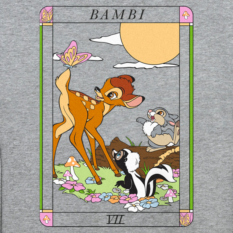 Men's Bambi Tarot Card Scene Sweatshirt