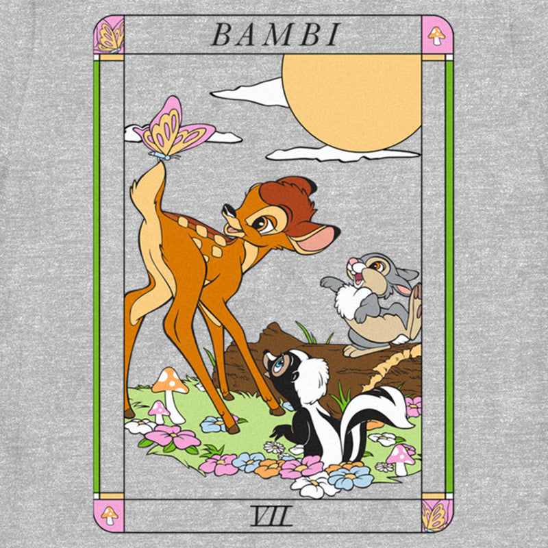 Women's Bambi Tarot Card Scene T-Shirt