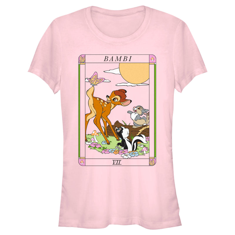 Junior's Bambi Friends Tarot Card T-Shirt