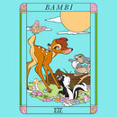 Junior's Bambi Friends Tarot Card Racerback Tank Top