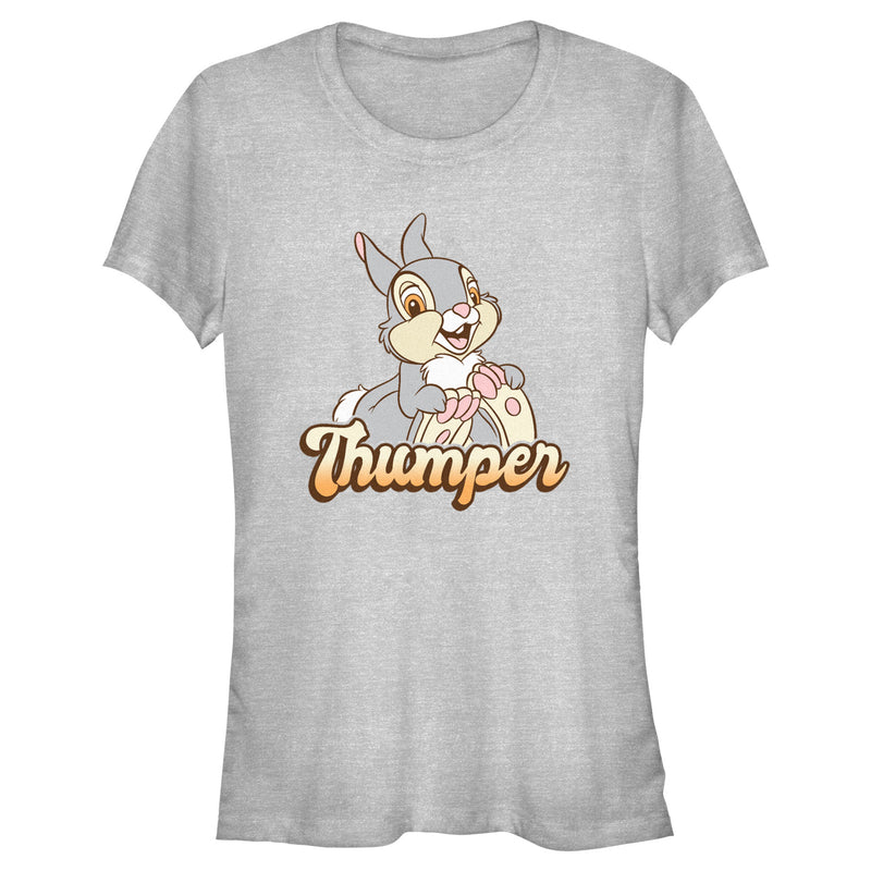 Junior's Bambi Thumper Portrait T-Shirt