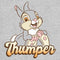 Junior's Bambi Thumper Portrait T-Shirt