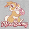 Women's Bambi Valentine's Day Thumper Miss Bunny T-Shirt