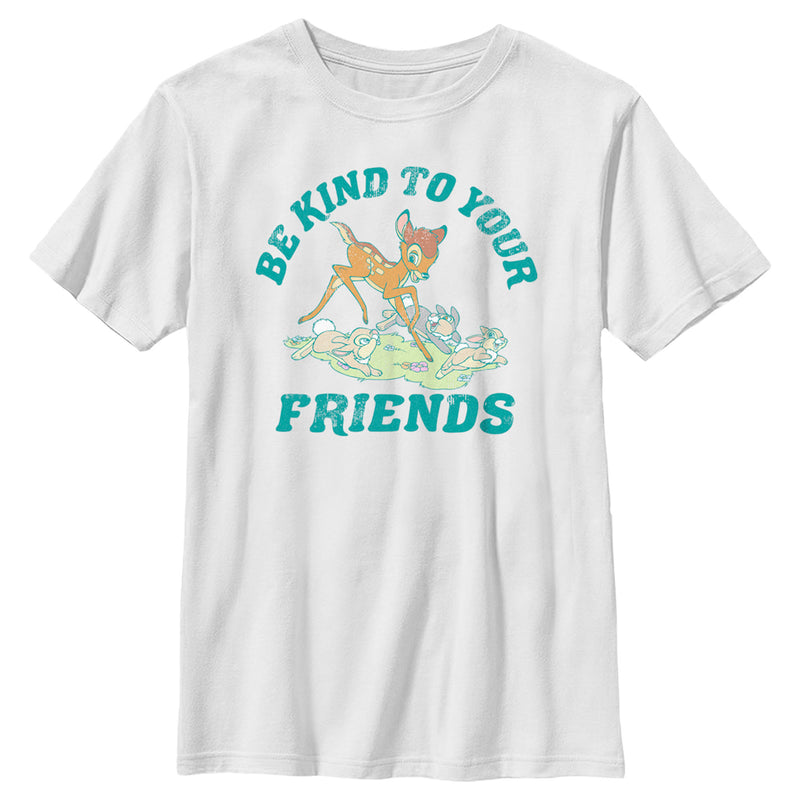 Boy's Bambi Be Kind to Your Friends T-Shirt