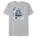Men's One Hundred and One Dalmatians I Want All the Dogs T-Shirt