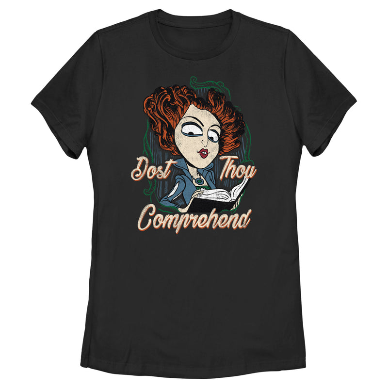 Women's Hocus Pocus Winifred Comprehend Cartoon T-Shirt