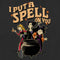 Women's Hocus Pocus Put a Spell on You Cartoon Witches T-Shirt