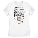 Women's Hocus Pocus Just a Bunch Quote T-Shirt