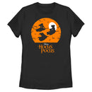 Women's Hocus Pocus Witch Silhouette T-Shirt