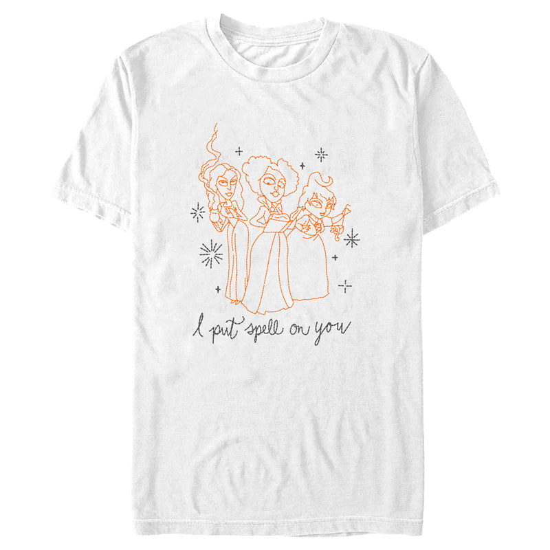 Men's Hocus Pocus Spell on You Outline T-Shirt