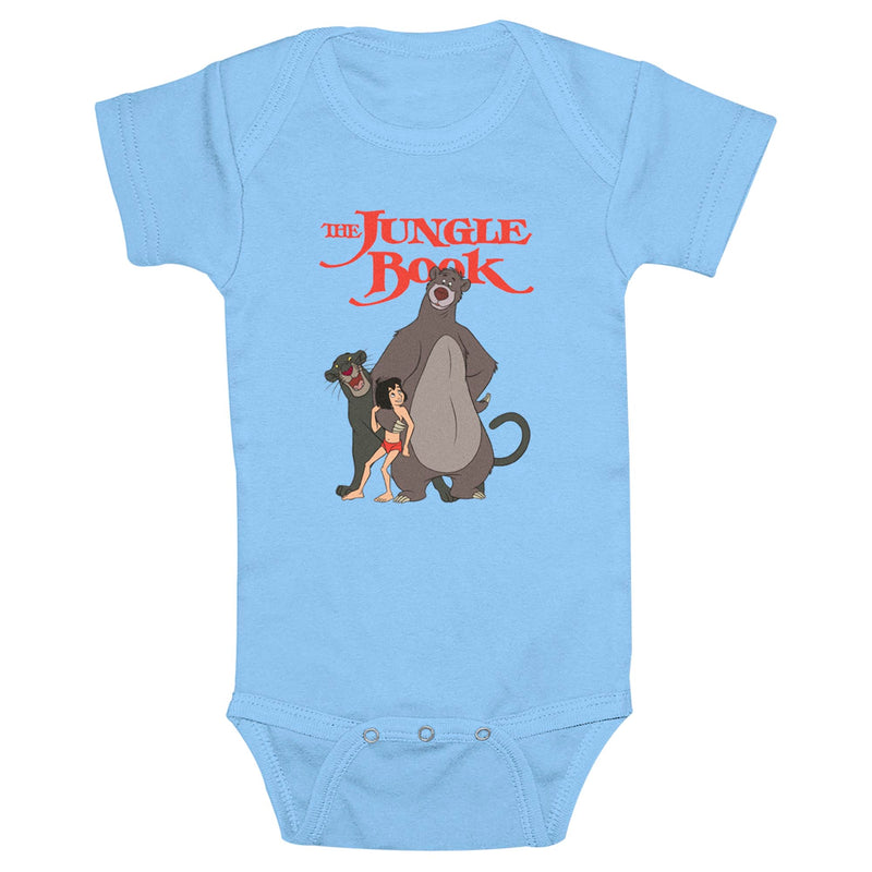 Infant's The Jungle Book Family Logo Onesie