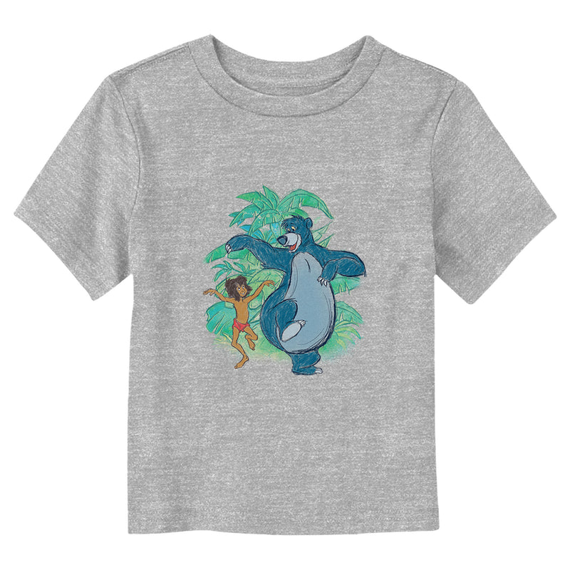 Toddler's The Jungle Book Dancing Baloo and Mowgli T-Shirt